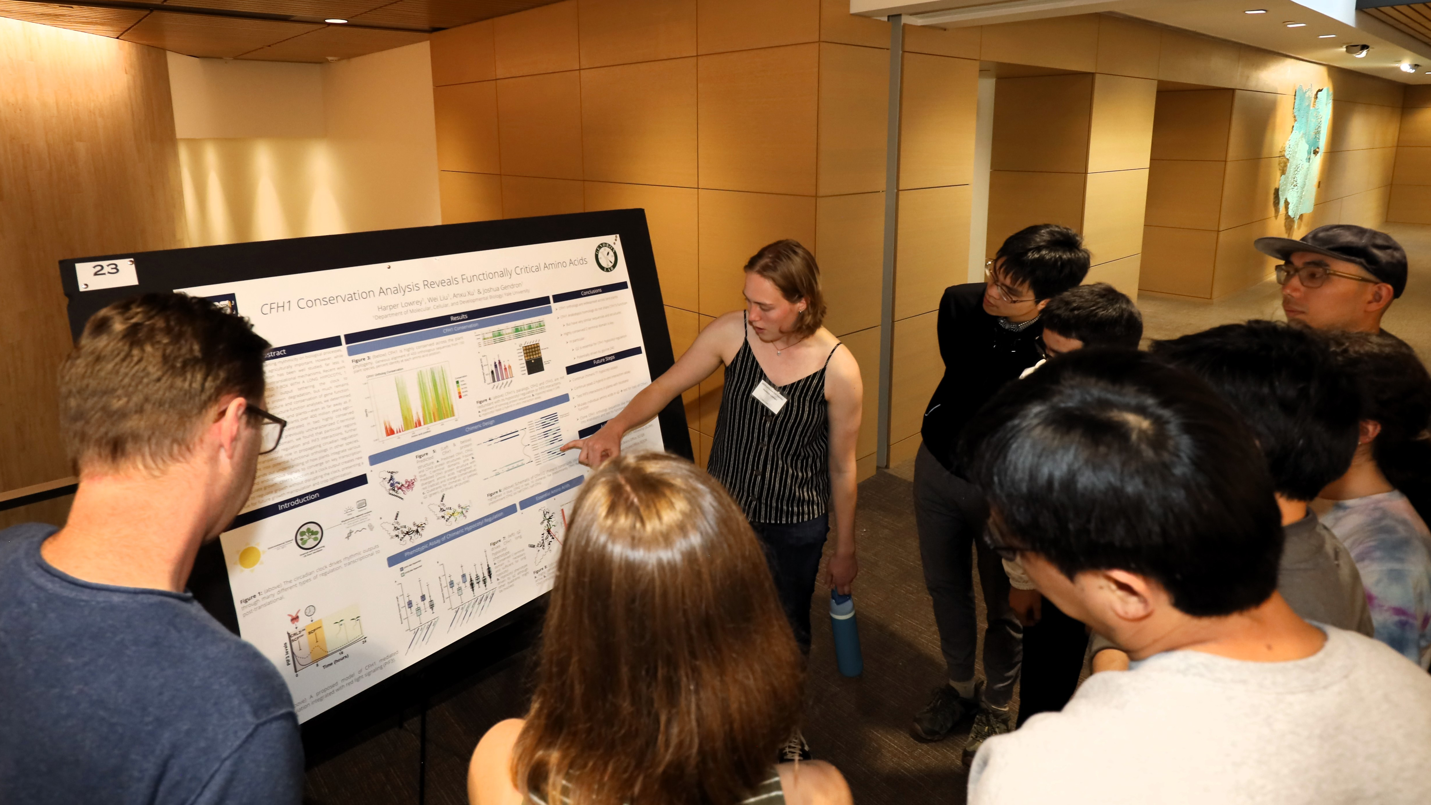 Harper Lowrey and her lab