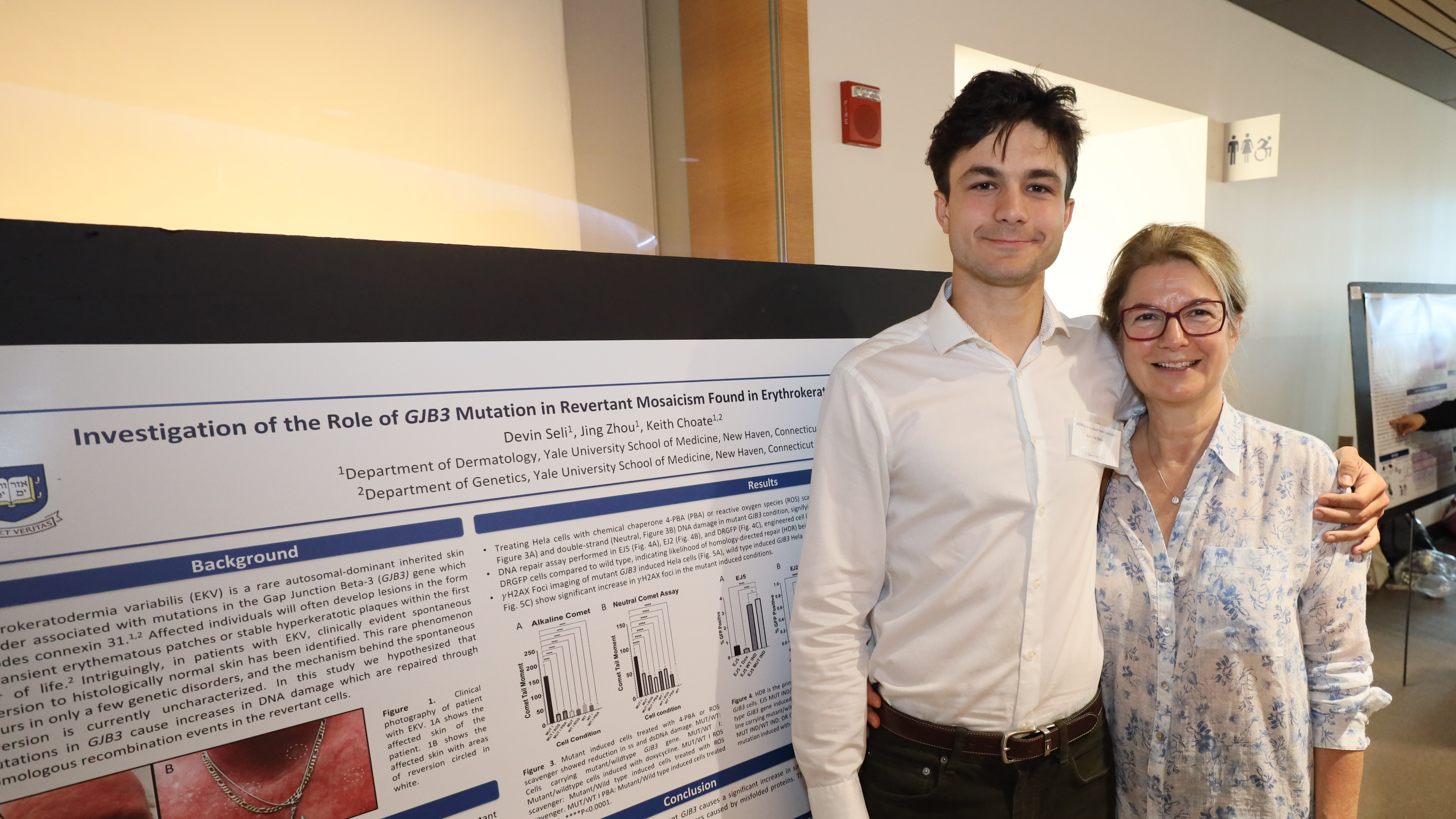 Devin Seli and mother