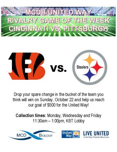 United Way Rivalry Game of the Week Bengals vs. Steelers