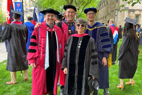 Damon Clark, Joshua Gendron, Vivian Irish, & David Breslow (photo courtesy of Vivian Irish)