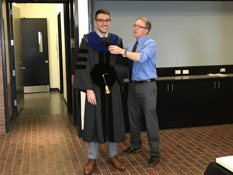 graduate receiving hood