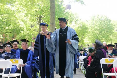 Scenes from Graduation. (Photo by Joseph Wolenski)